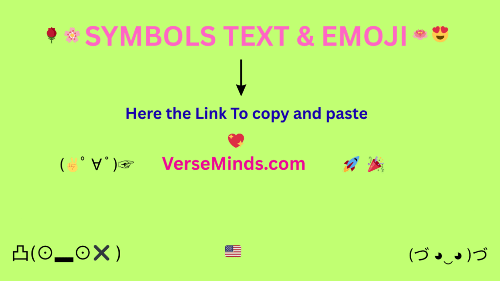 Symbols & text emoji