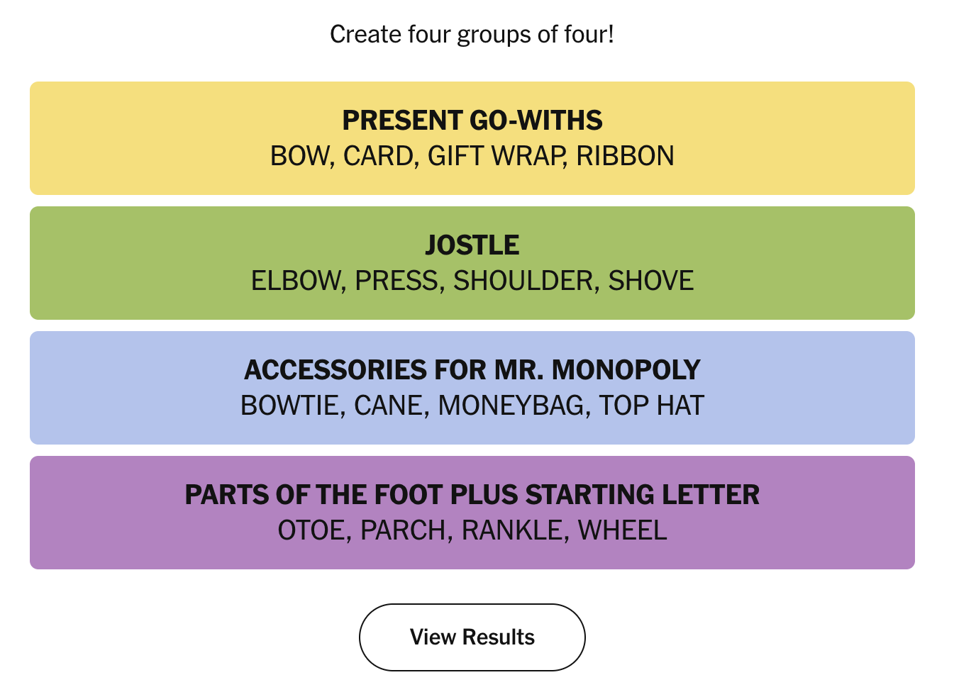 NYT Connections Hints Today: Clues and Answers for January 13, 2026