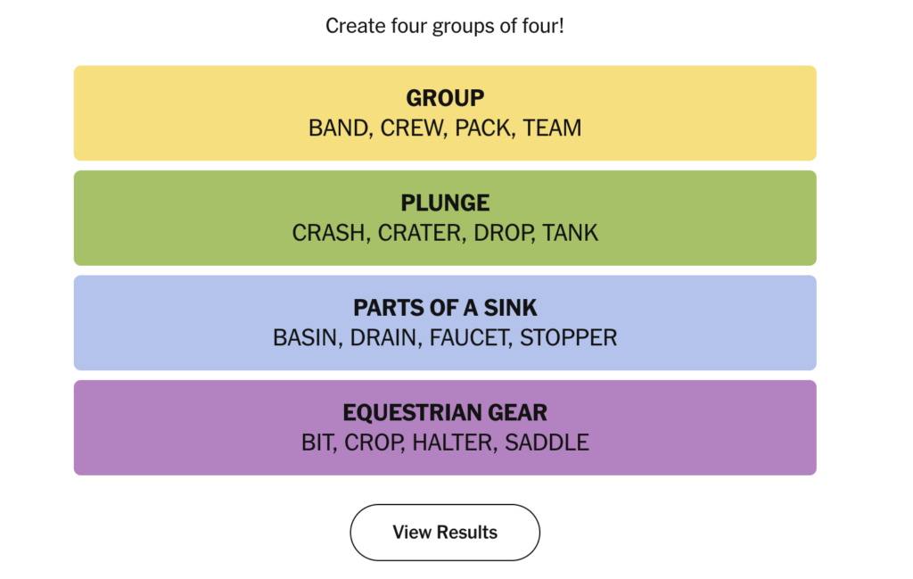Nyt connections today